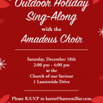 Amadeus holiday sing-along